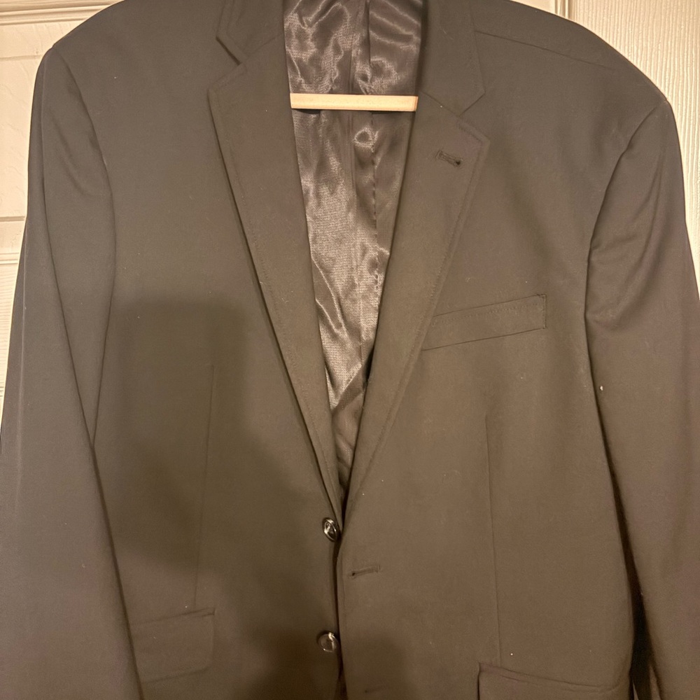 Murano Black Two-Button Men's Blazer